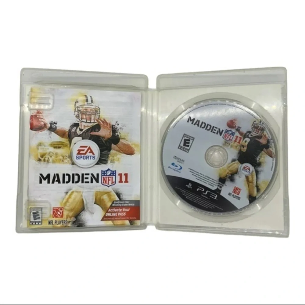 🐞Madden NFL 11‎ (Sony PlayStation 3, 2010) PS3 football video game sports